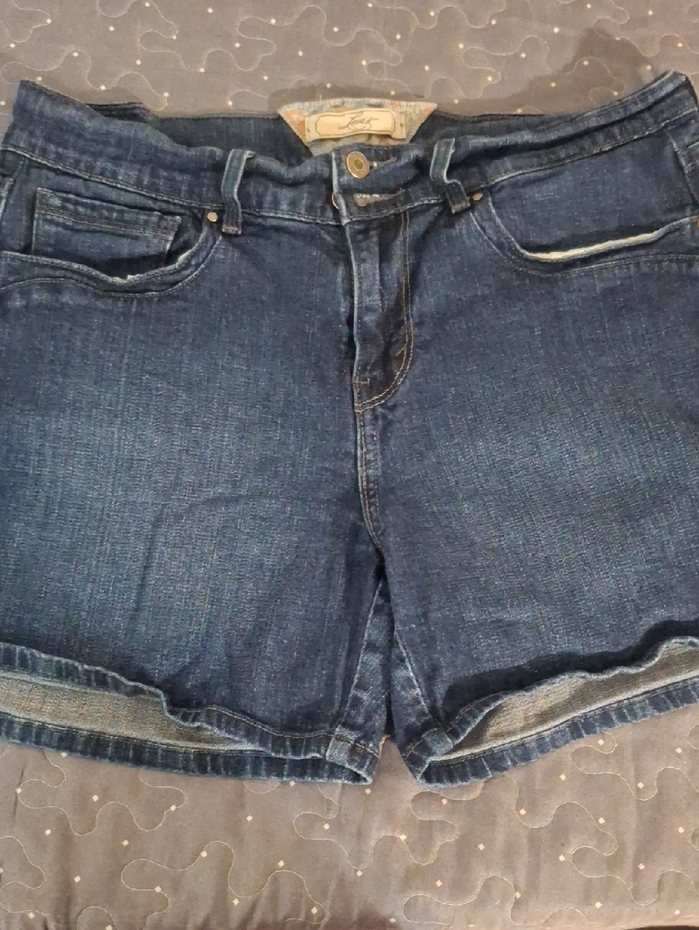 Levis Denim Jean Shorts - Dark Blue size 8
